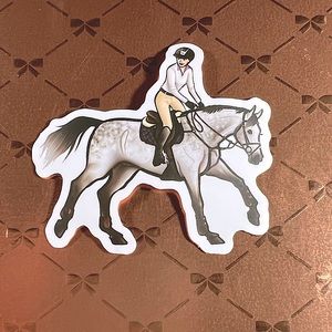 Jumper Equestrian Horse Girl Horse Boy Cowboy CowGirl Single DecorSticker